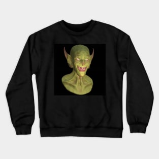 3D green devil Crewneck Sweatshirt